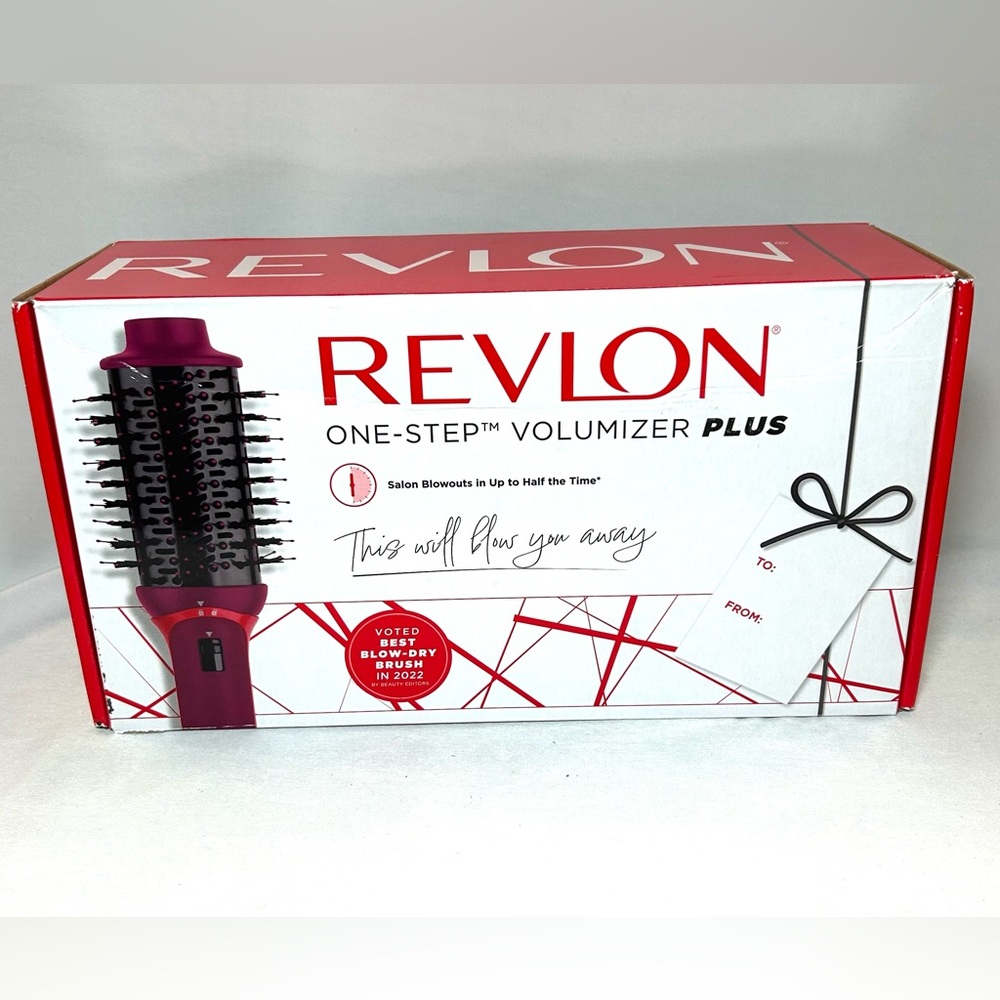 New in Box, Revlon One-Step Volumizer PLUS Hair Dryer and Hot Air Brush. Voted b